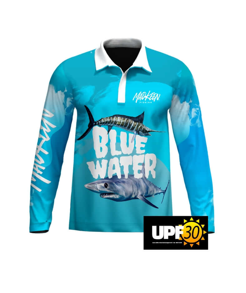 Blue Water Youth Long Sleeve Fishing Shirts