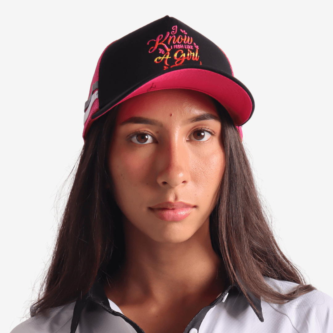 Fish Like A Girl Hat - Trucker Hat