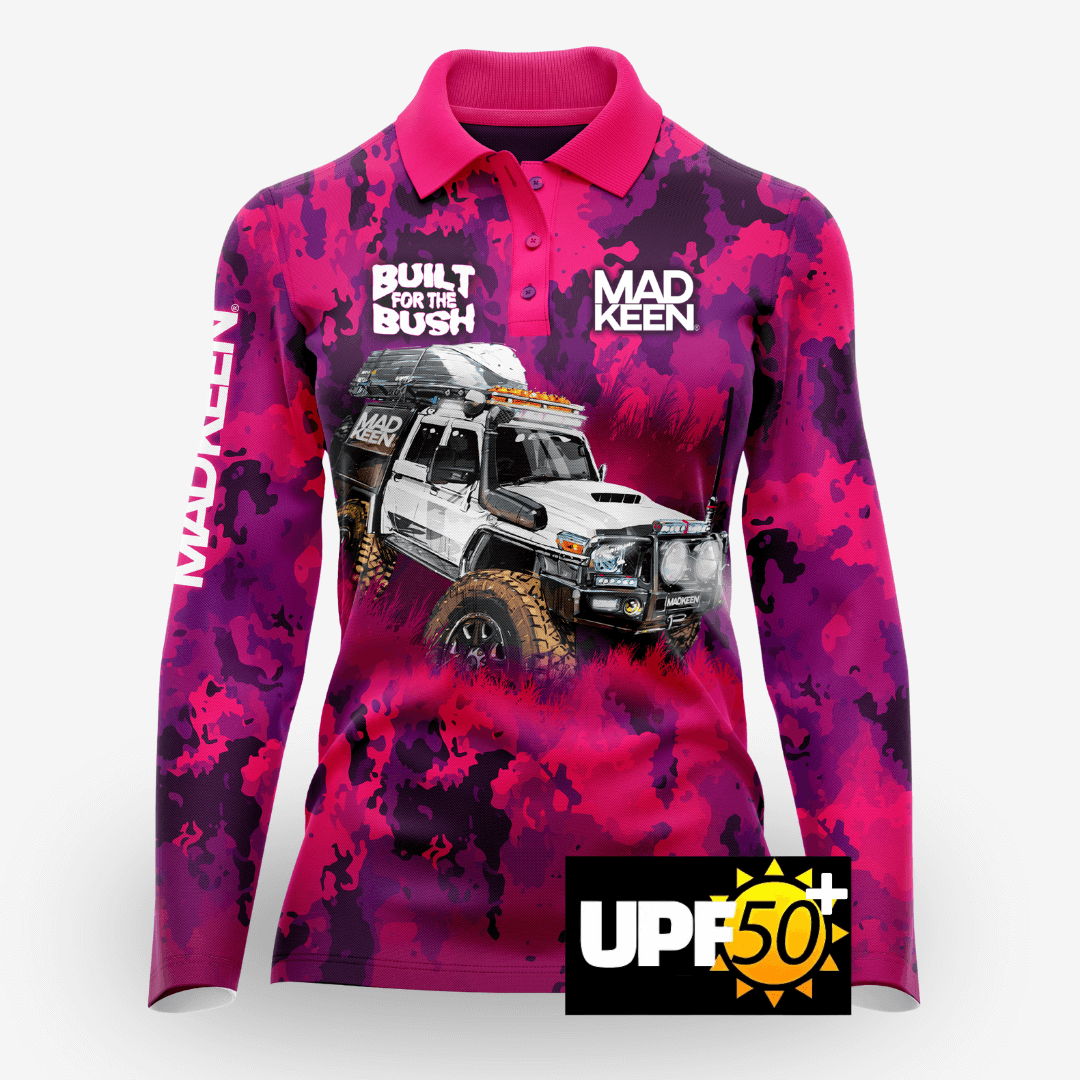 Built For The Bush Long Sleeve Polo