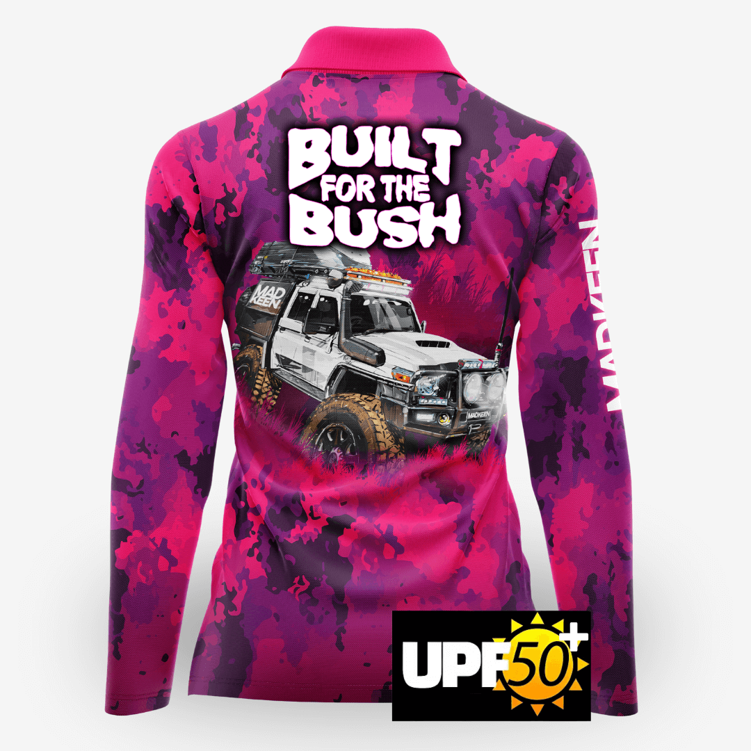 Built For The Bush Long Sleeve Polo
