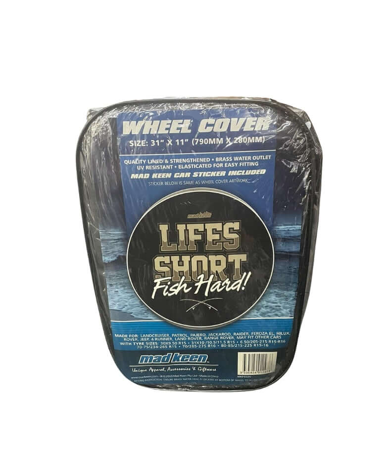Life's Short Fish Hard Wheel Cover