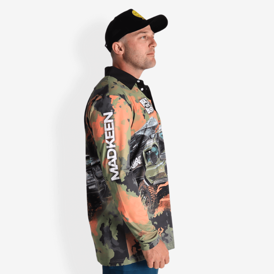 Built For the Bush Long Sleeve Polo