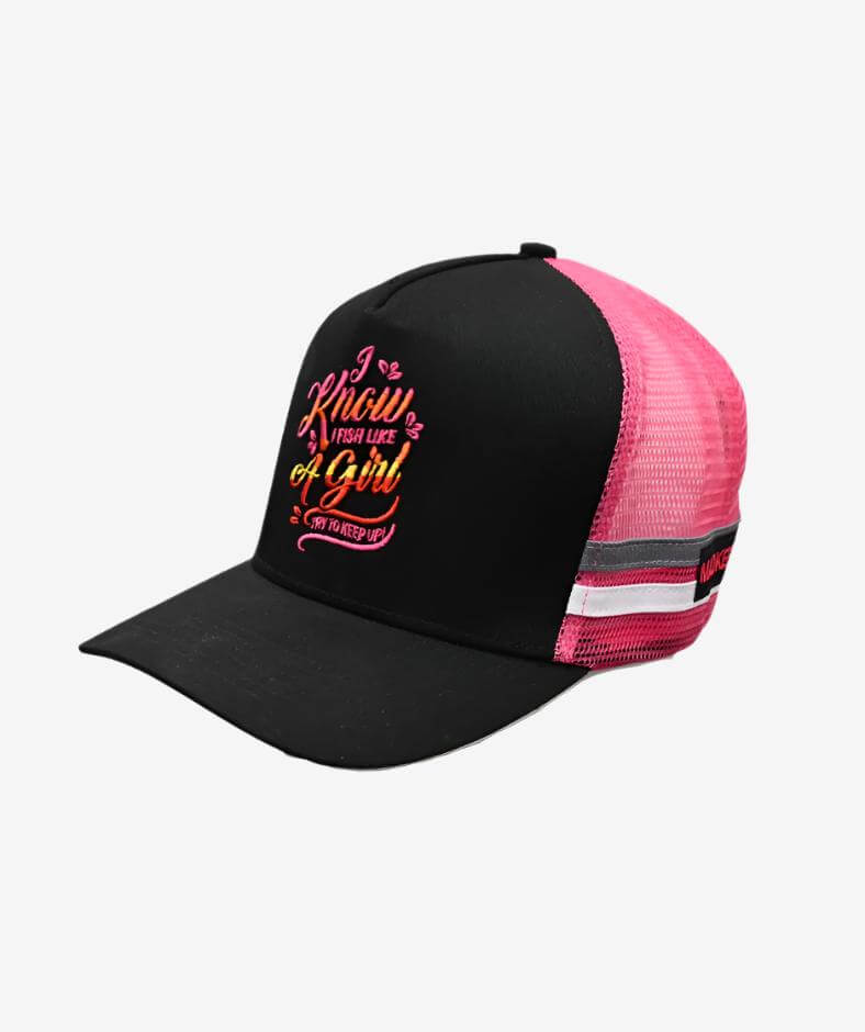 Fish Like A Girl Hat - Trucker Hat