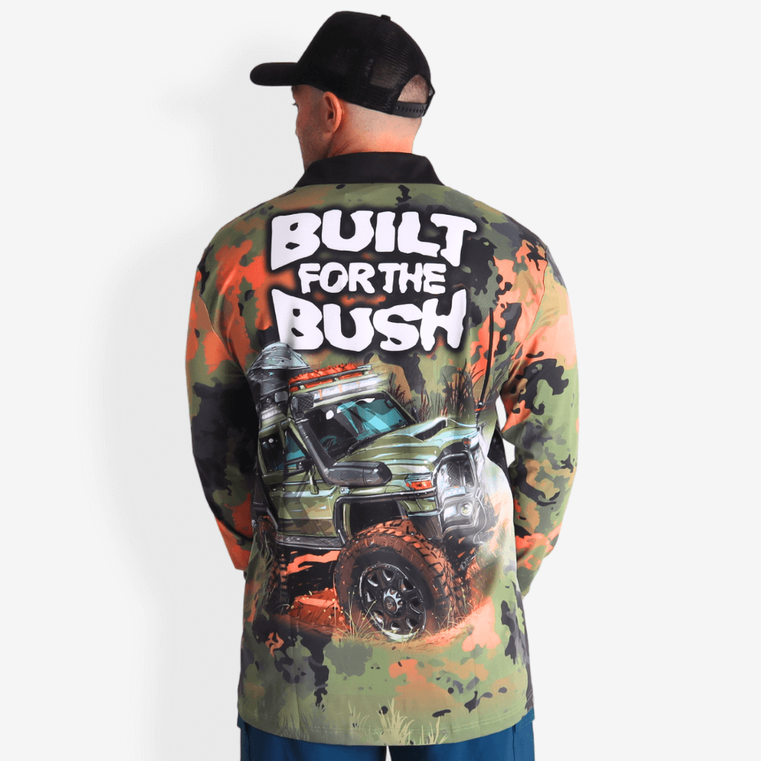 Built For the Bush Long Sleeve Polo