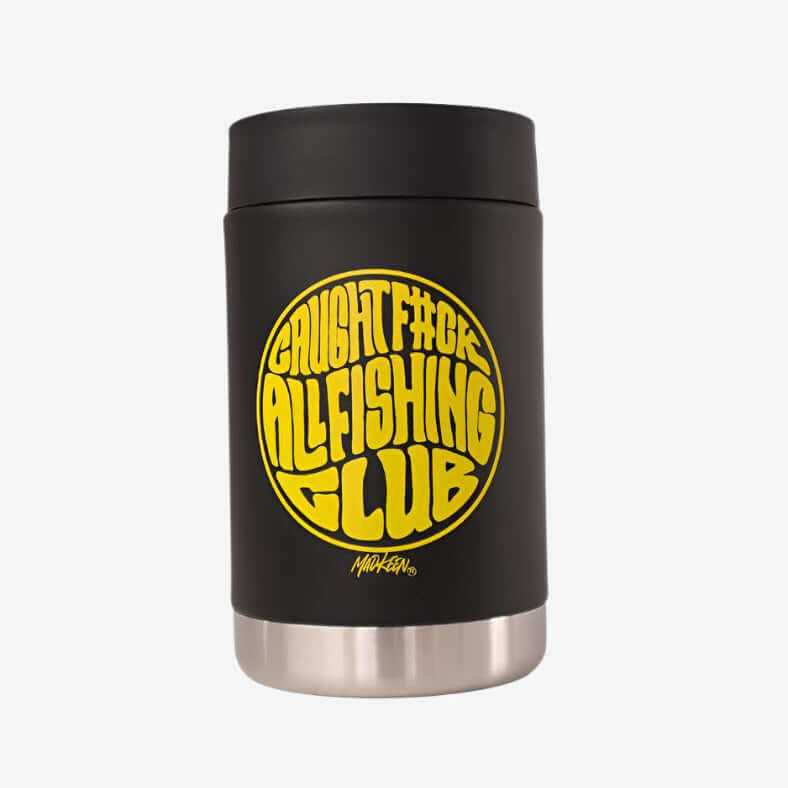 Cracka Tinnie - "Caught F#ck All" - Black 14 Oz