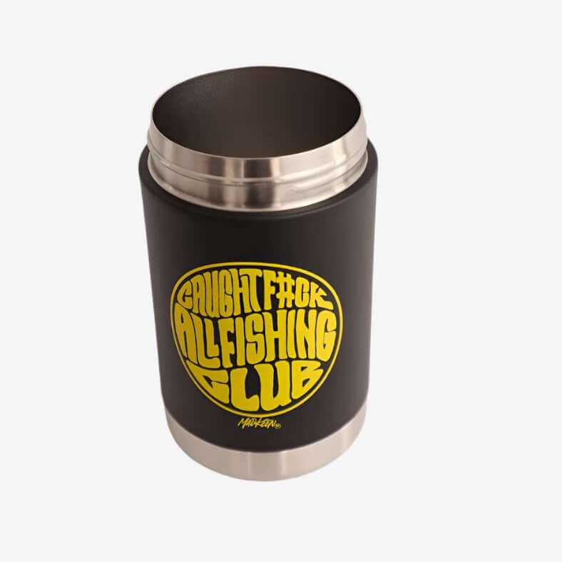 Cracka Tinnie - "Caught F#ck All" - Black 14 Oz