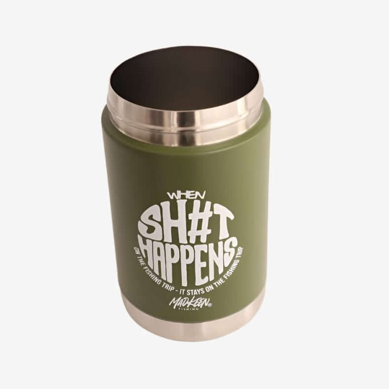 Cracka Tinnie - Sh#t Happens - Khaki 14 Oz