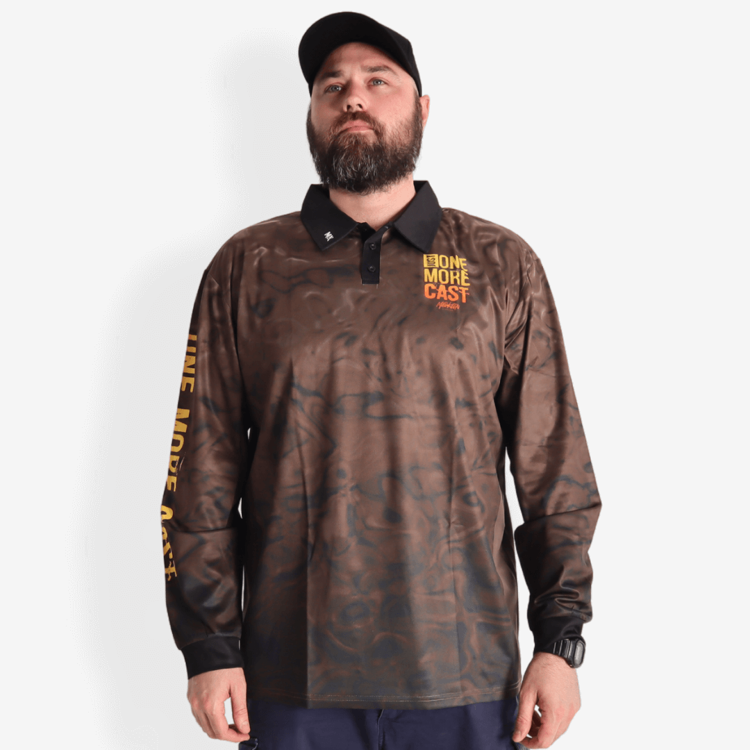 One More Cast Long Sleeve Polo