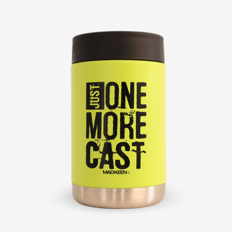 Cracka Tinnie - One More Cast - Yellow 14 Oz