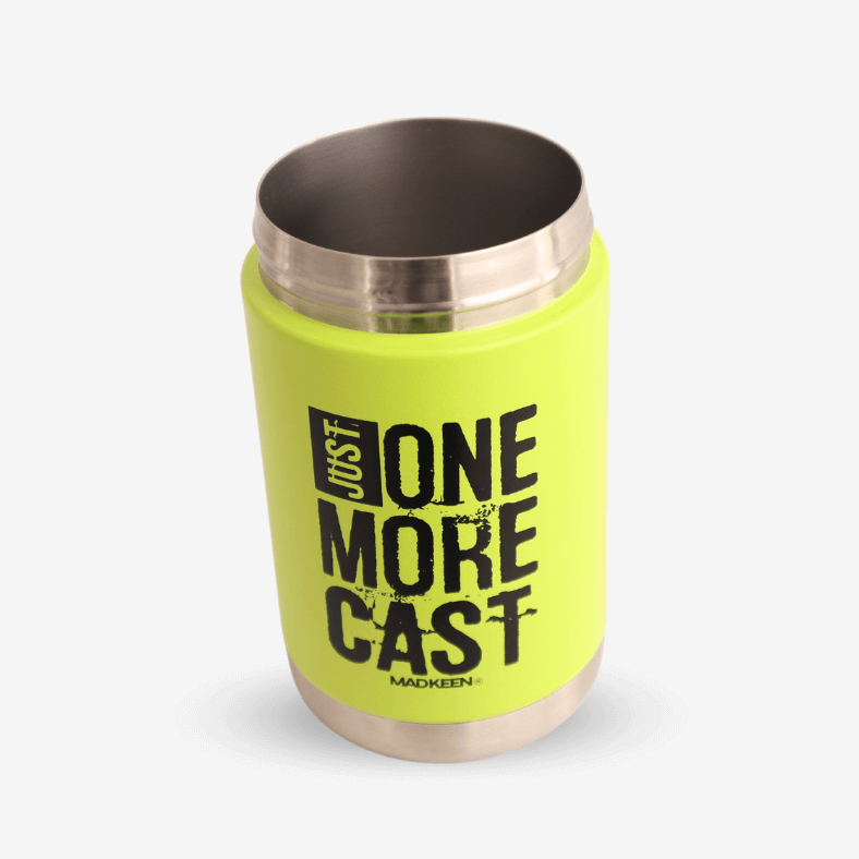 Cracka Tinnie - One More Cast - Yellow 14 Oz