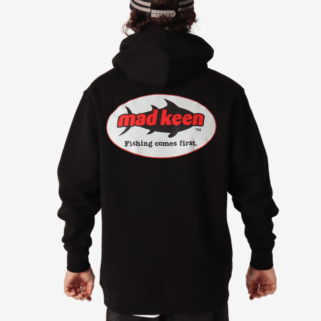 Fishing Comes First Retro Hoodie