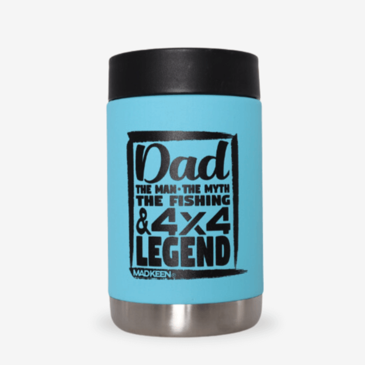 Cracka Tinnie - "4x4 Legend" - Blue 14 Oz