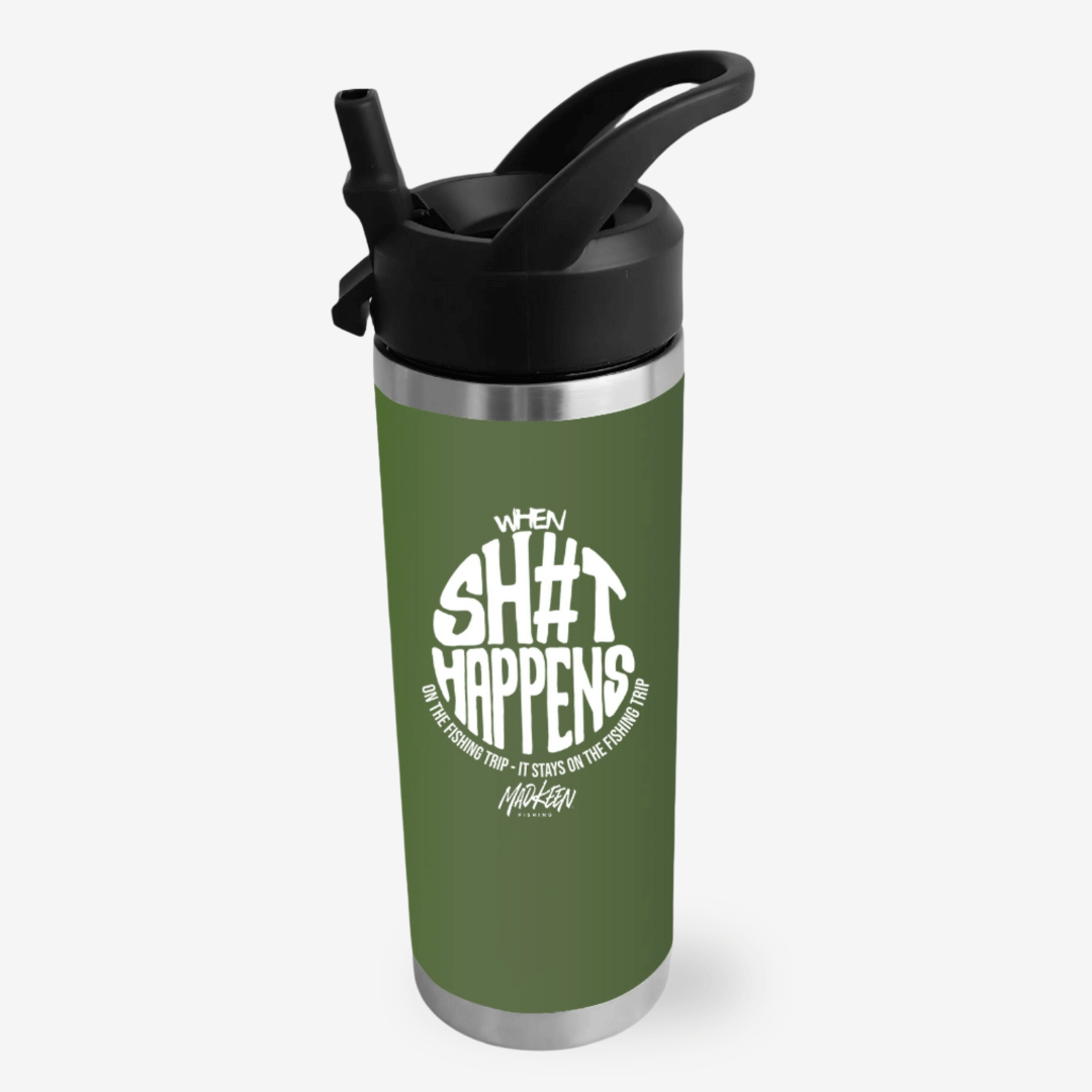 Quarter-Dinger - Khaki "Sh#t Happens" 18 Oz
