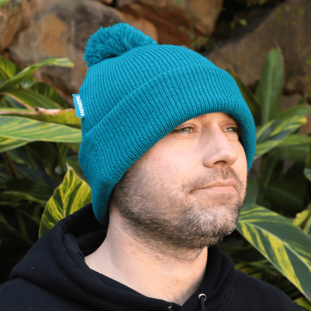 MK Knit Beanie - Blue