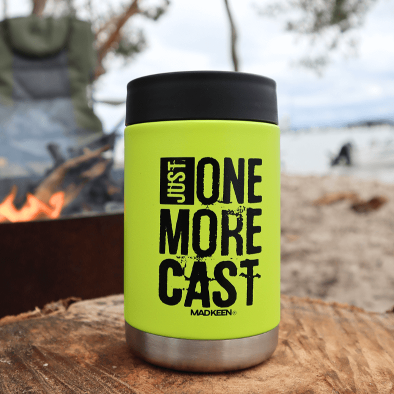 Cracka Tinnie - One More Cast - Yellow 14 Oz