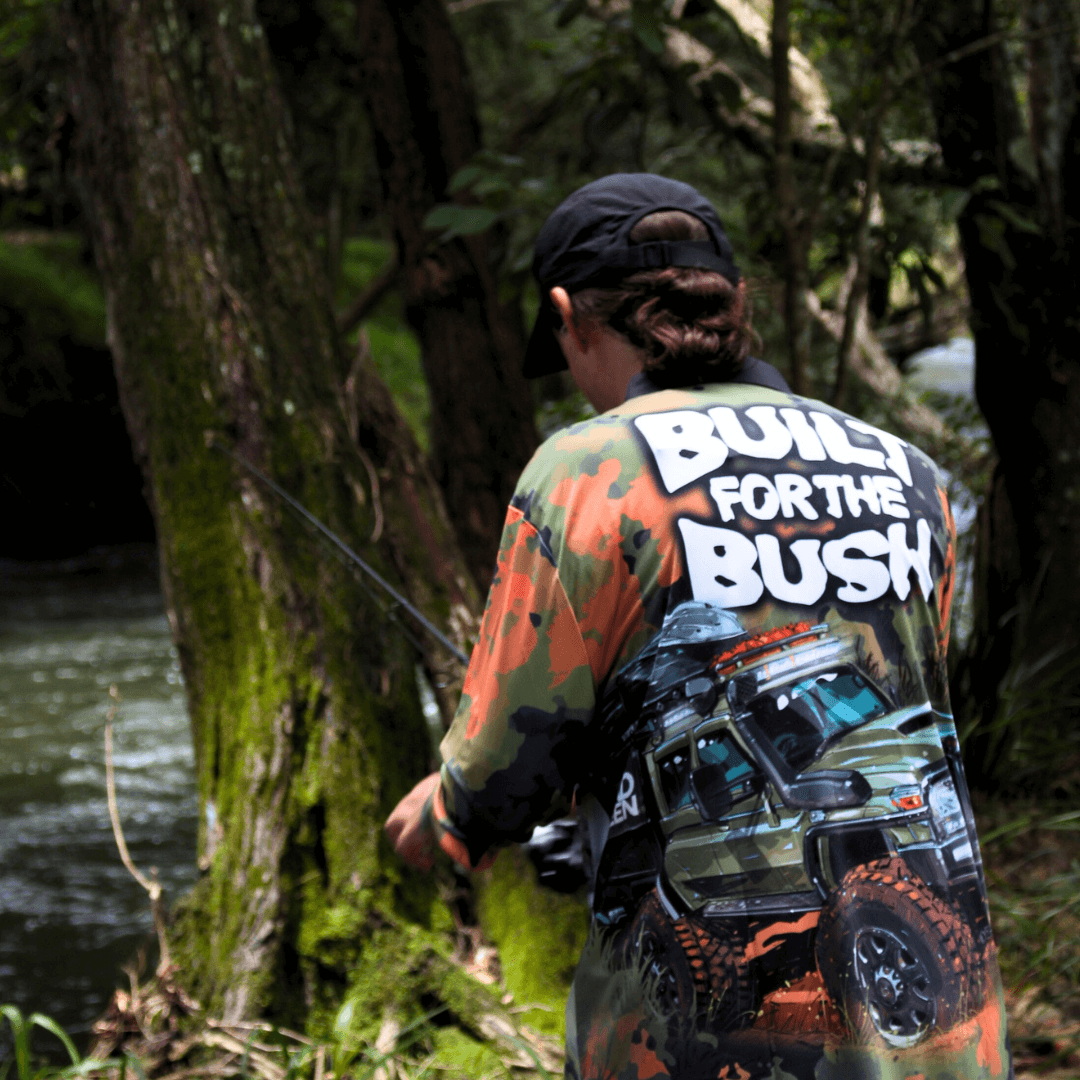 Built For the Bush Long Sleeve Polo