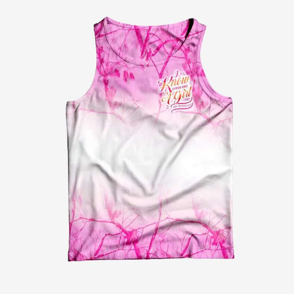 Fish Like A Girl Singlet - Mad Keen Fishing