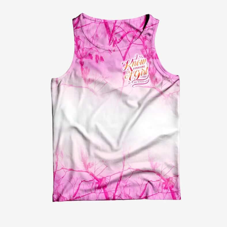 Fish Like A Girl Singlet - Mad Keen Fishing