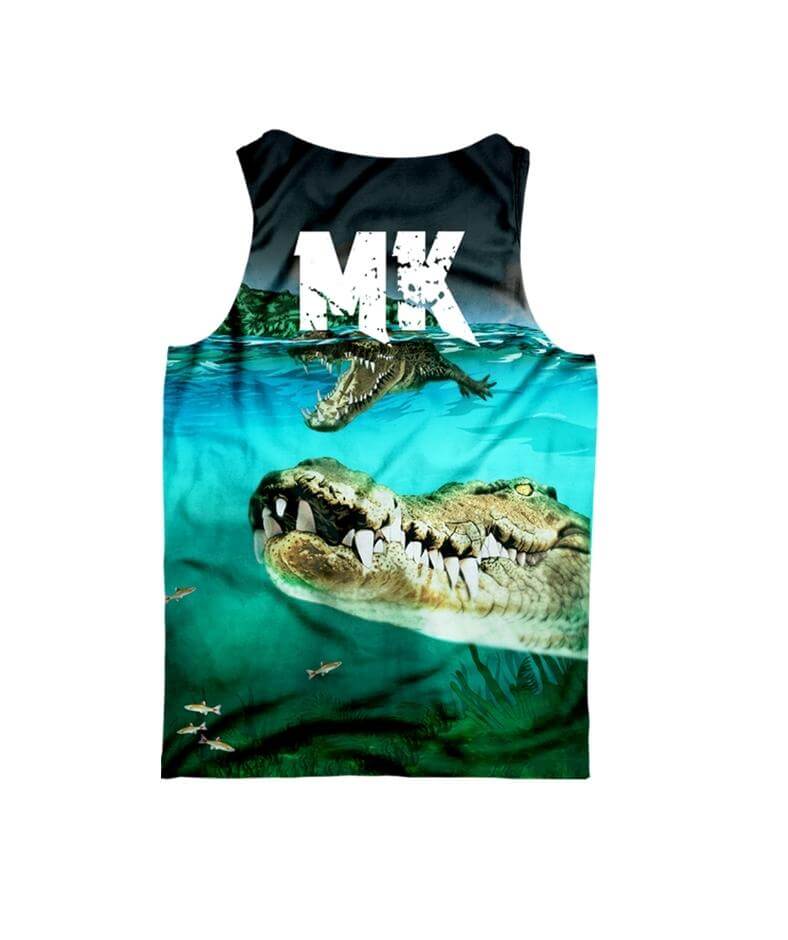 Top End Croc Singlet Deal - Mad Keen Fishing