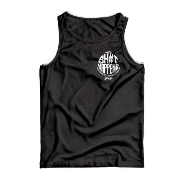 When Sh#t Happens Singlet - Mad Keen Fishing