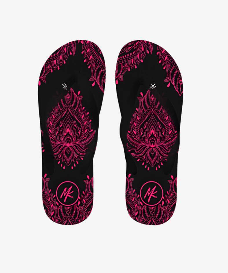 Ladies Mad Keen Pink thongs - Mad Keen Fishing