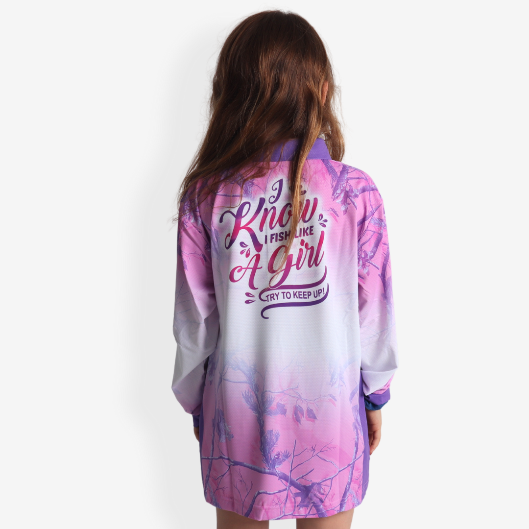 Fish Like A Girl Purple - Youth