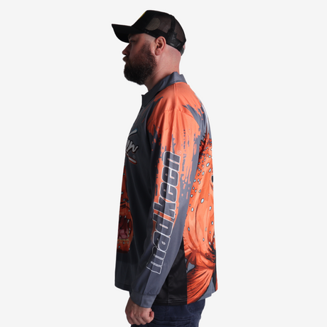 Coral Trout Long Sleeve Polo