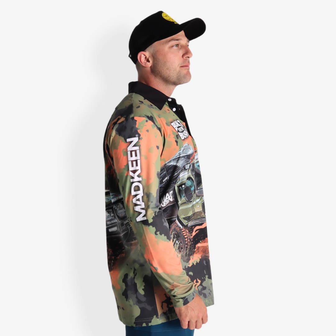 Built For the Bush Long Sleeve Polo