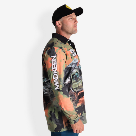 Built For the Bush Long Sleeve Polo