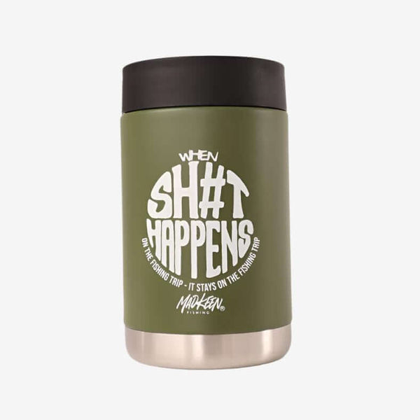 Cracka Tinnie - Sh#t Happens - Khaki 14 Oz