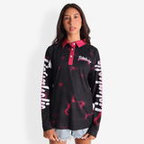 Fishaholic Long Sleeve Polo