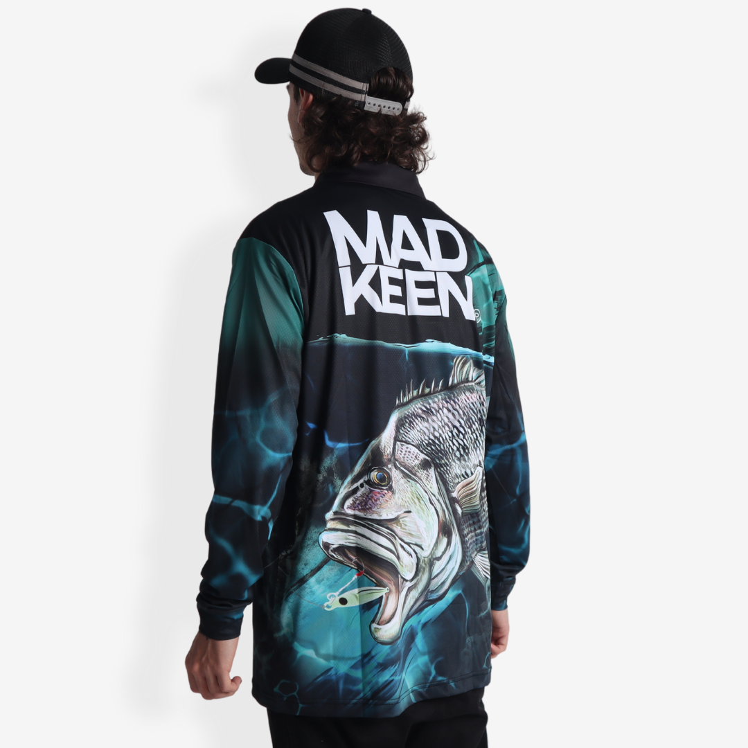 Dhu Fish Long Sleeve Polo