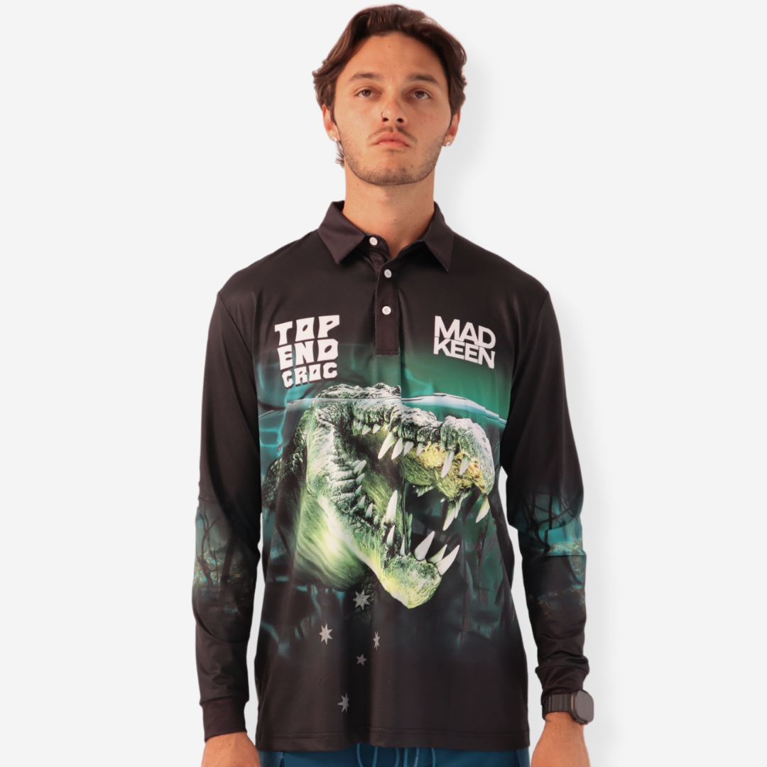 Top End Croc 25 Long sleeve polo
