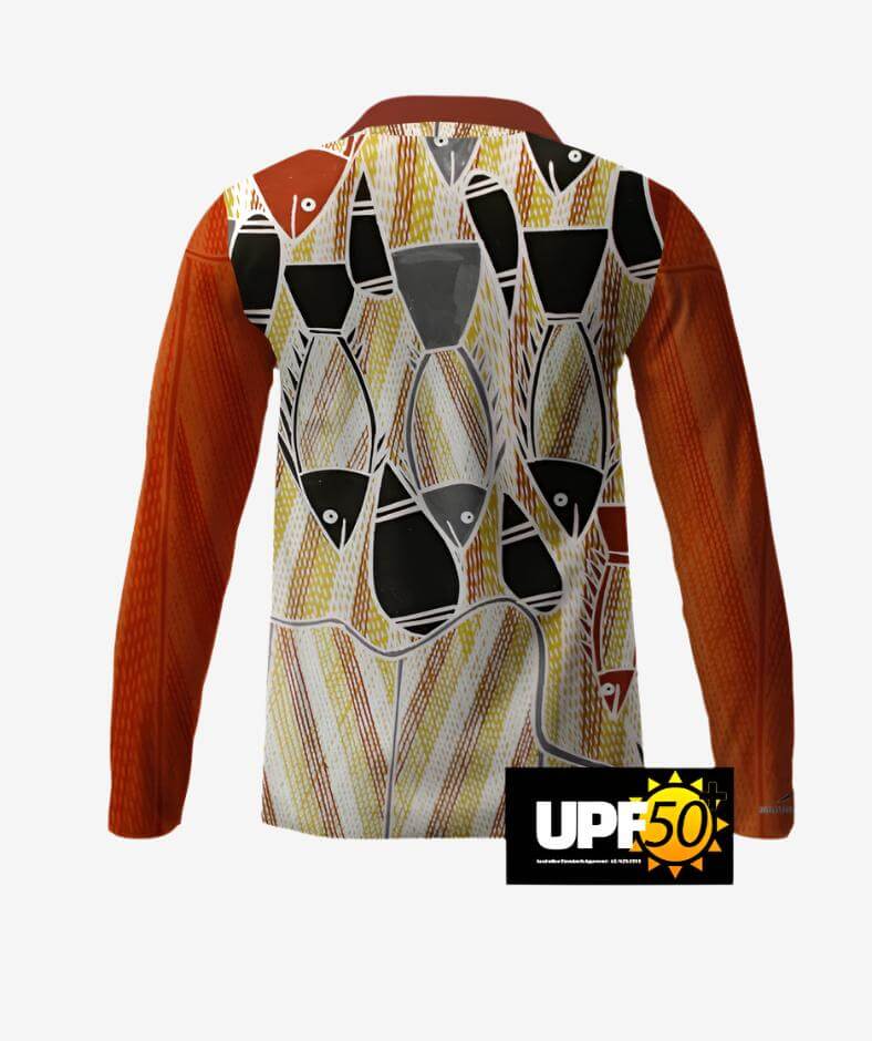 JB Brim Long Sleeve Polo Mad Keen Fishing