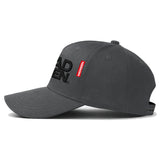 Grey Black Brand Cotton Hat