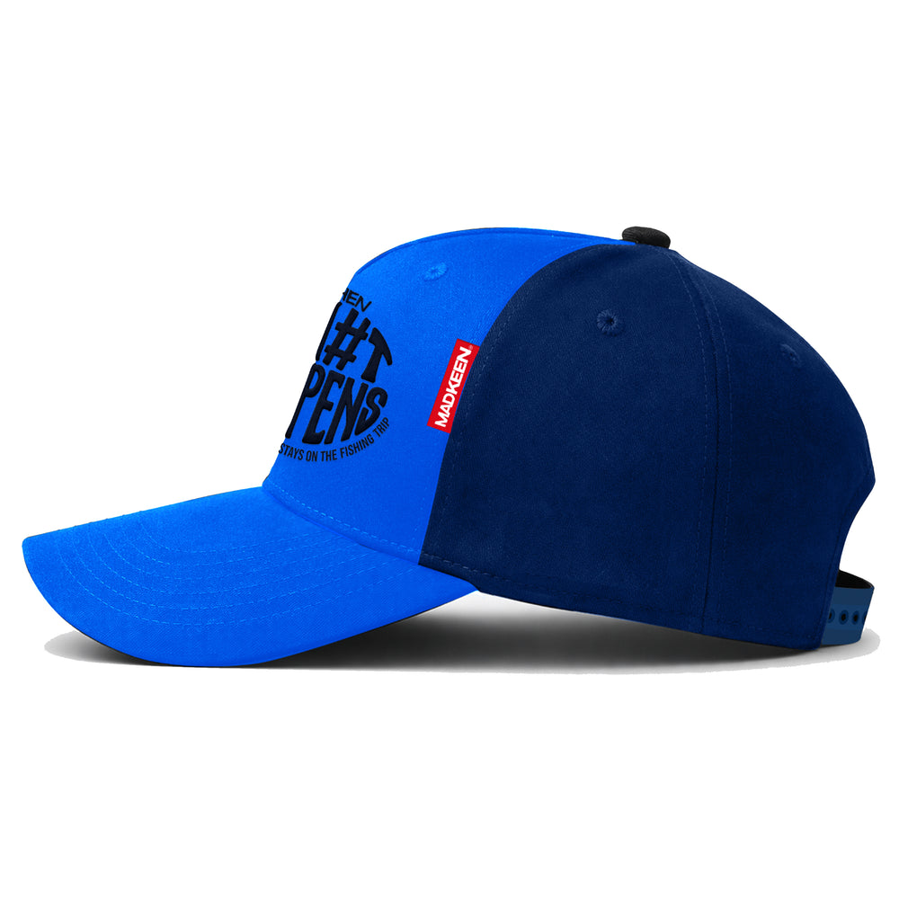 Blue Sh#t Happens Cotton Hat