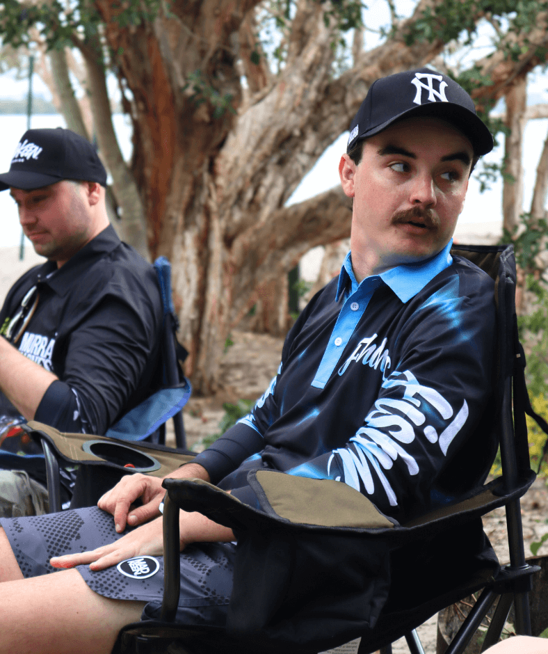 Fishaholic Long Sleeve Polo