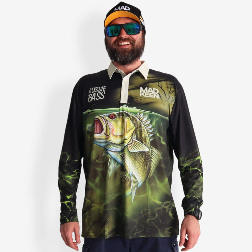 Aussie Bass Long Sleeve Polo