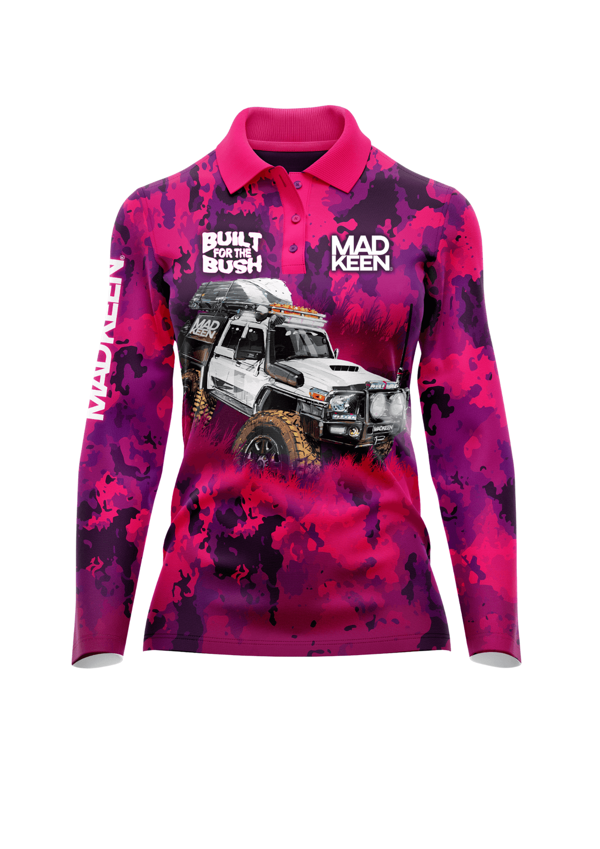 Built For The Bush Long Sleeve Polo