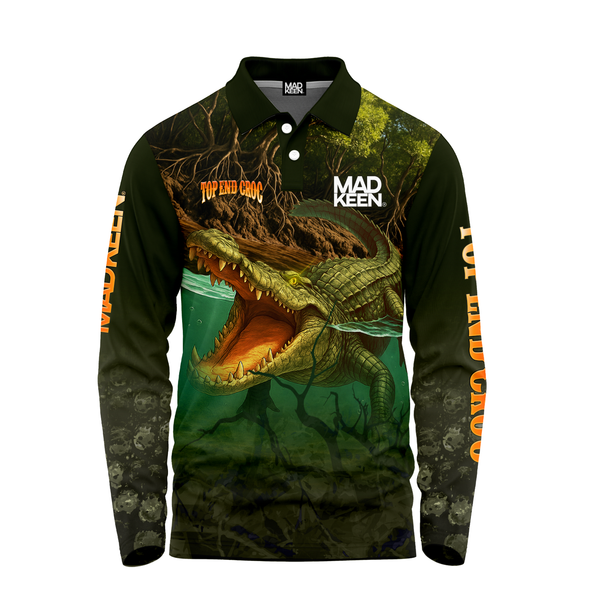 Top End Croc 25 Long sleeve polo