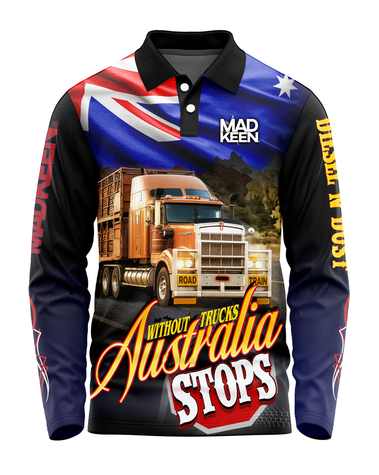 Diesel N Dust Long Sleeve Polo