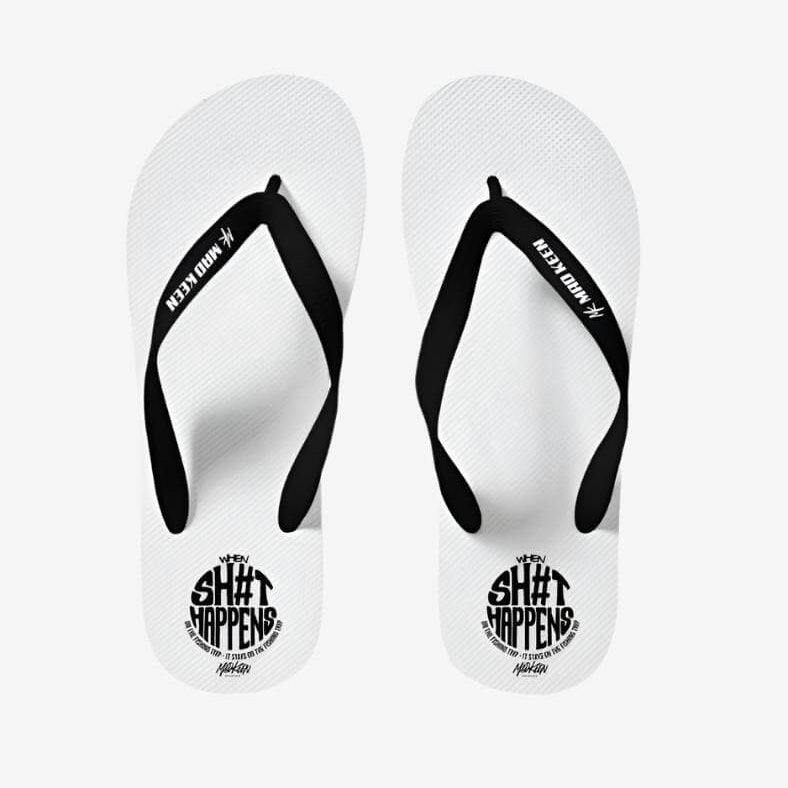 Sh#t happens thongs - Mad Keen Fishing 