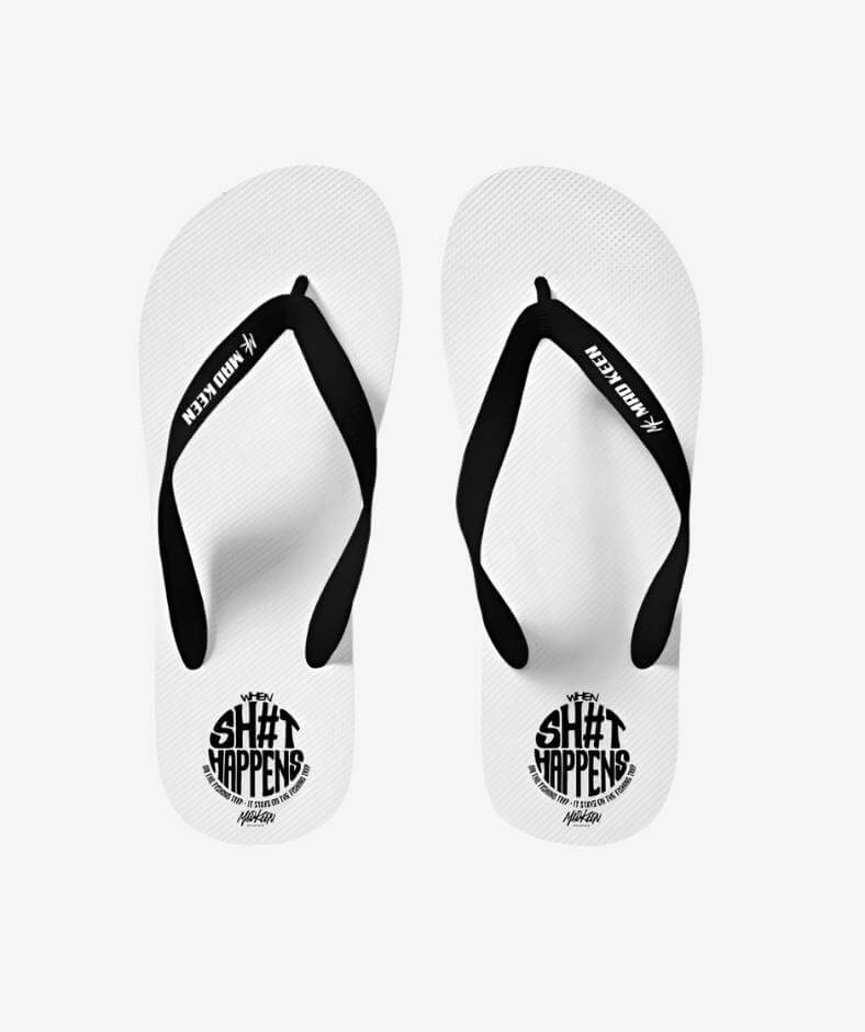 Sh#t happens thongs - Mad Keen Fishing 