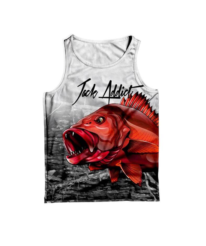 Jack Addict Singlet Deal - Mad Keen Fishing 