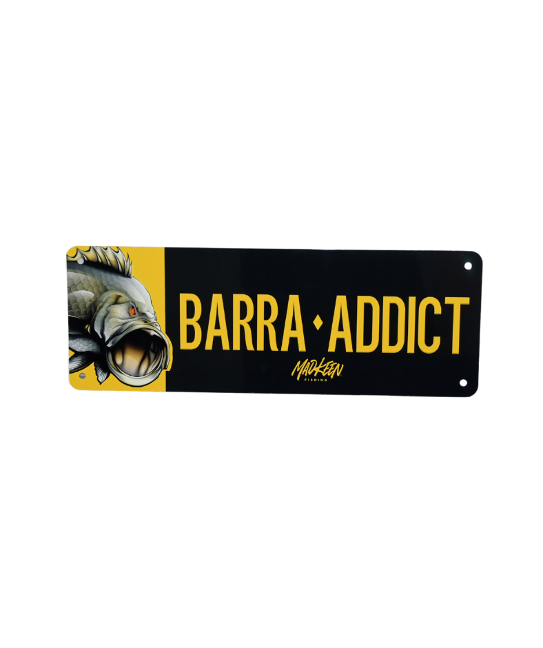 Barra Addict Novelty Number Plate - Mad Keen Fishing 
